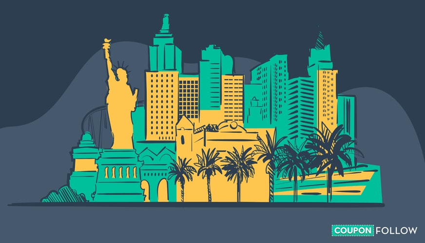 Illustration of Las Vegas Strip