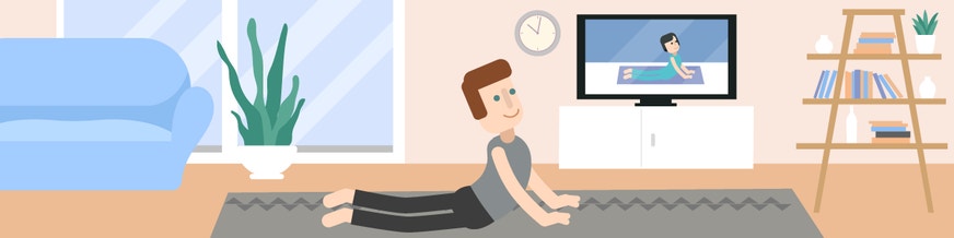 working out at home