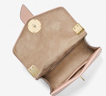 image showing the lining design on a Greenwich bag from Michael Kors