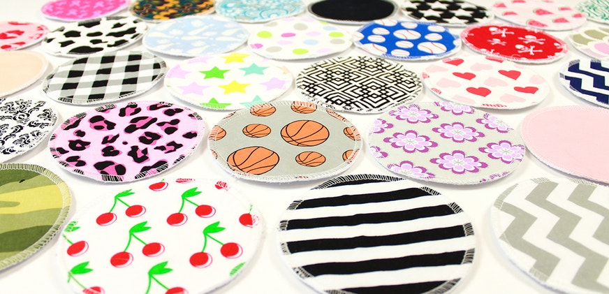 image showing a variety of free breast pads
