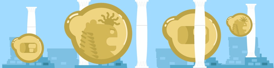the first coins