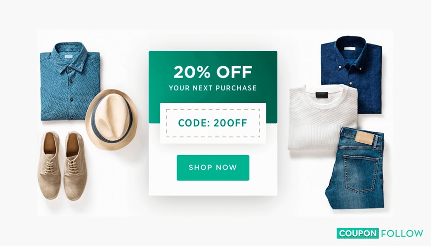 illustration showing an example of a store coupon