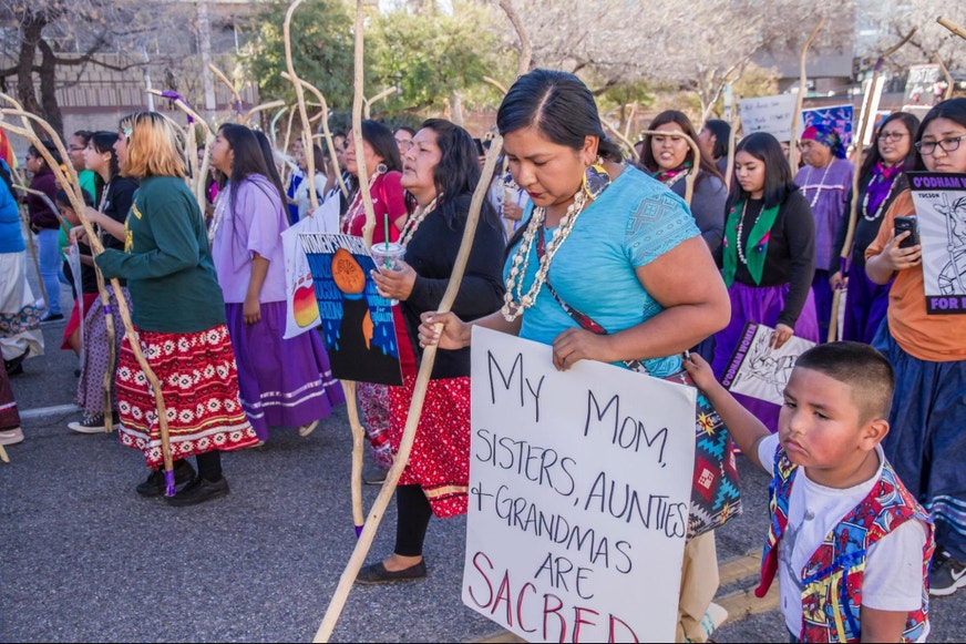 Indigenous Peoples Day rally