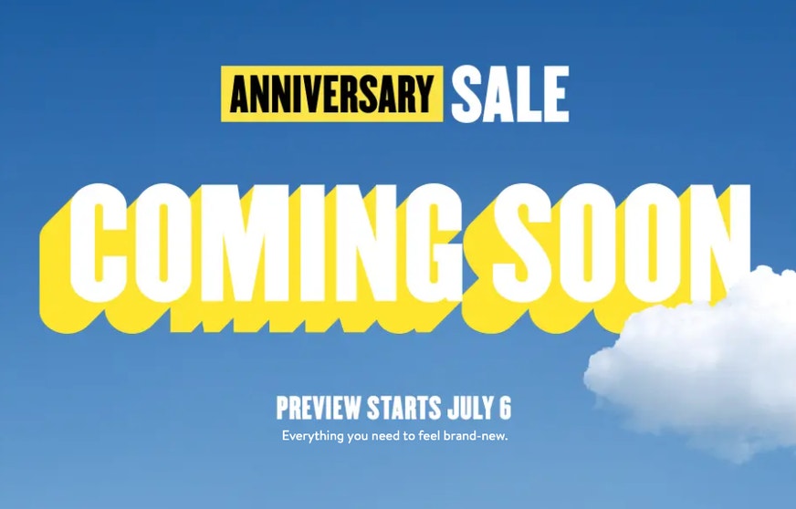 Nordstrom Anniversary Sale Banner