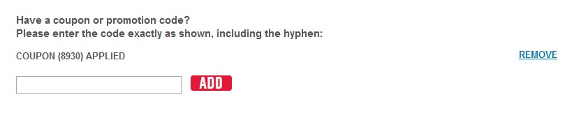 Where to enter a Domino's Canada discount code on dominos.ca