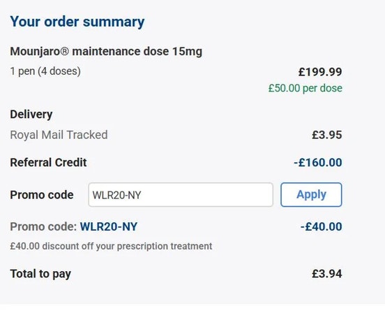 Where to enter a MedExpress discount code on medexpress.co.uk