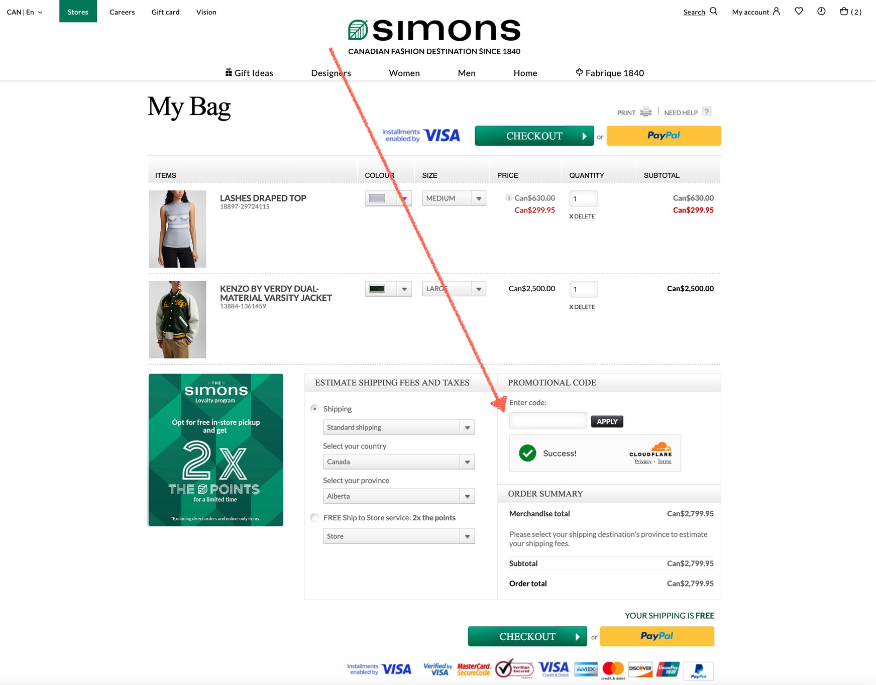 Simons Promo Code 8% Off | Simons Promo Codes | July 2026